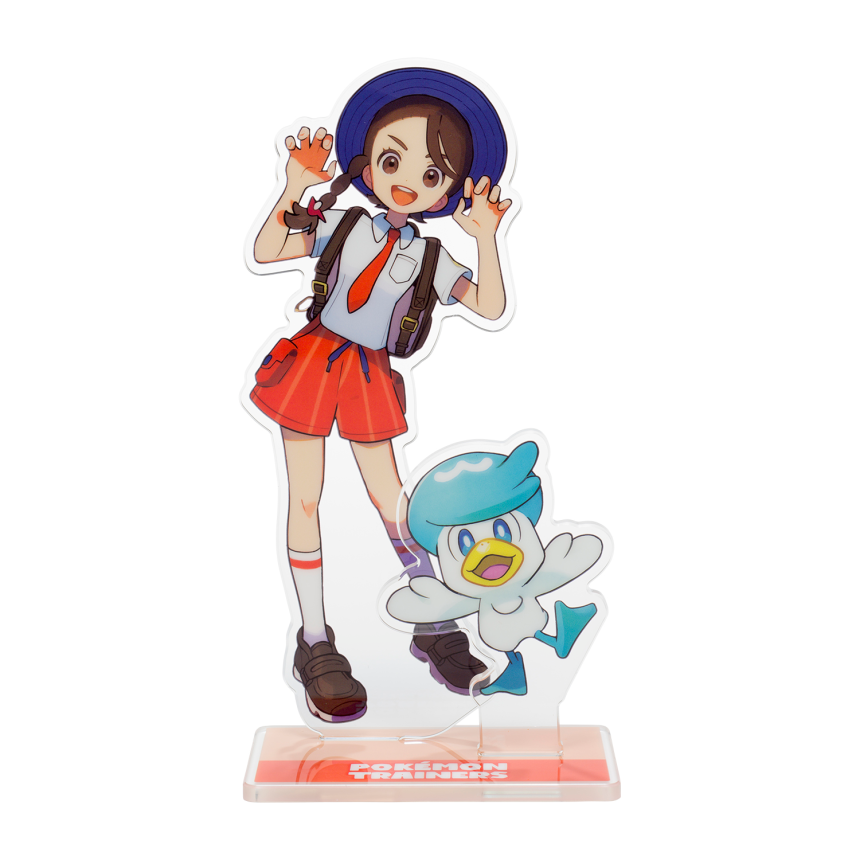 포켓몬센터 아크릴 스탠드 POKÉMON TRAINERS 푸름＆꾸왁스